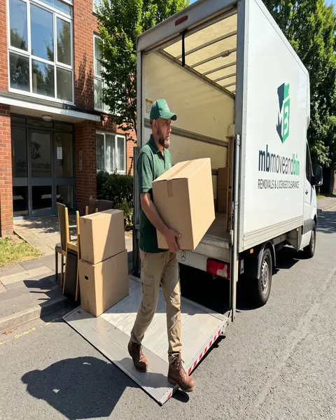 Two bed flat moved in one van run in Ancoats